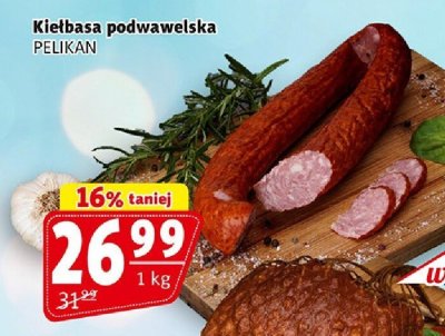 Kiełbasa podwawelska PELIKAN promocja w Prim Market