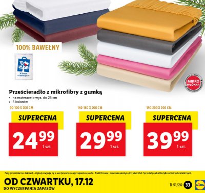 Prze艣cierad艂o z mikrofibry 180-200 x 200 cm Meradiso promocja
