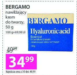Krem do twarzy nawilżajacy Bergamo hyaluronic acid promocja