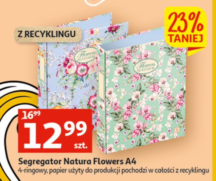 Segregator a4 natura flowers promocja