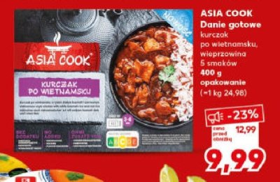 Danie gotowe kurczak po wietnamsku Asia Cook promocja w Kaufland
