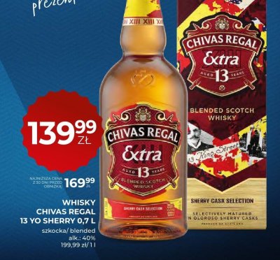 Whisky Chivas Regal 13 YO Sherry 0,7 l promocja w Duży Ben