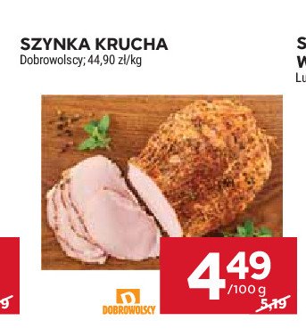 Szynka krucha Dobrowolscy promocja