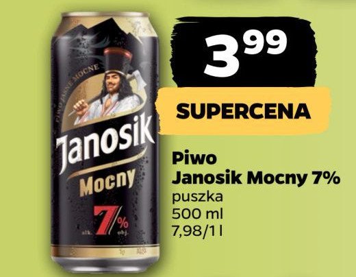 Piwo Janosik mocny promocja