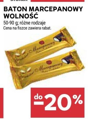 Baton marcepanowy Wolność promocja w Stokrotka