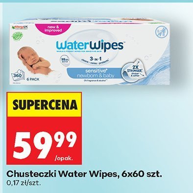 Chusteczki, 6x60 szt. promocja w Biedronka