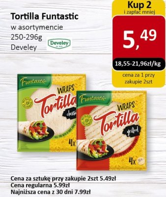 Tortilla Funtastic w asortymencie Develey promocja w Market Point