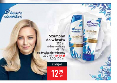 Odżywka do włosów moisture Head&shoulders promocja