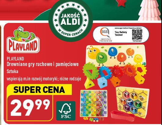 Gra pami臋ciowa drewniana Playland promocja