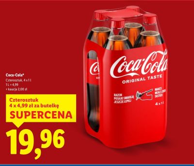 Napój Coca-Cola promocja w Lidl