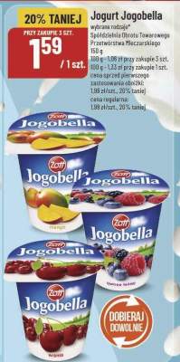 Jogurt Jogobella promocja w POLOmarket