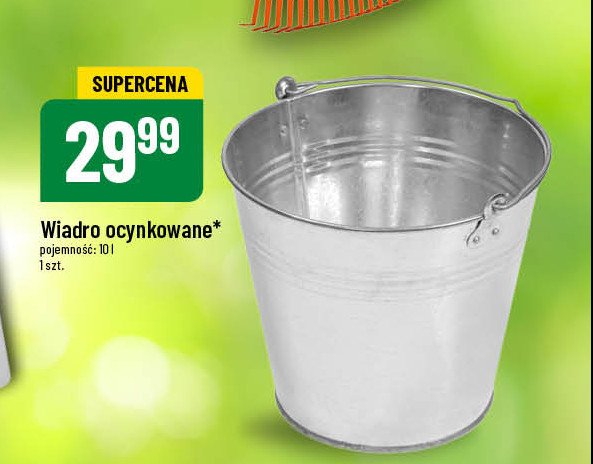 Wiadro ocynkowane 10 l promocja