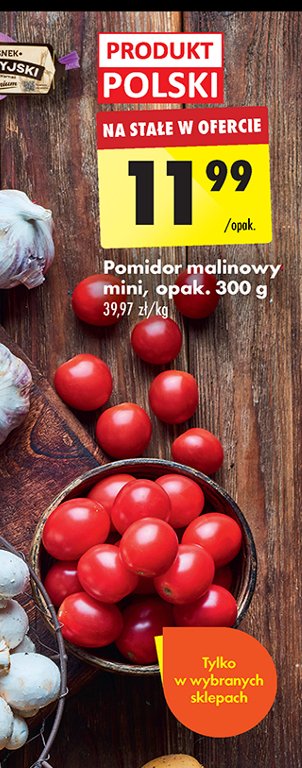 Pomidory malinowe mini promocja