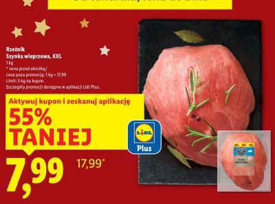 Szynka wieprzowa Rzeźnik XXL promocja w Lidl