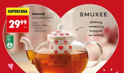 Dzbanek z zaparzaczem  promocja w Biedronka