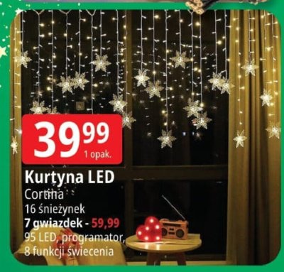 Kurtyna LED Cortina promocja w Leclerc