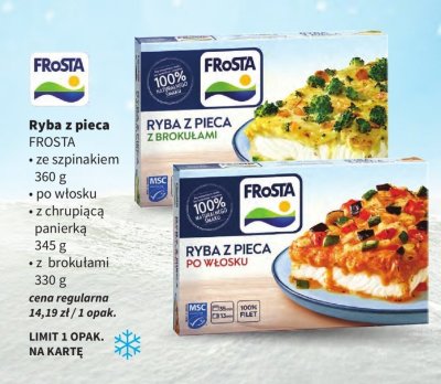 Ryba z pieca FROSTA po włosku promocja w Intermarche