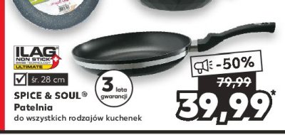 Patelnia 28 cm Spice&soul promocja