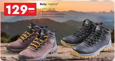 Buty trekkingowe męskie  promocja w Biedronka