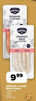 Kiełbaski z szynki Mistrz Rohus klasyczne promocja w Netto