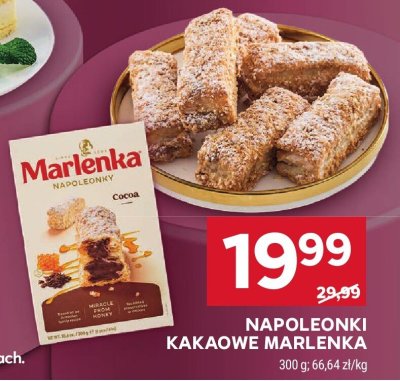 Napoleonki kakaowe Marlenka promocja w Stokrotka