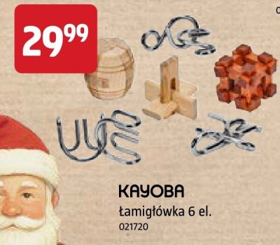 Łamigłówka 6 el. KAYOBA promocja w Jula