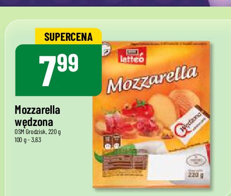 Mozzarella wędzona Latteo promocja