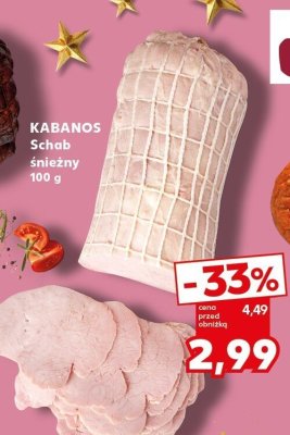 Schab śnieżny KABANOS promocja w Kaufland