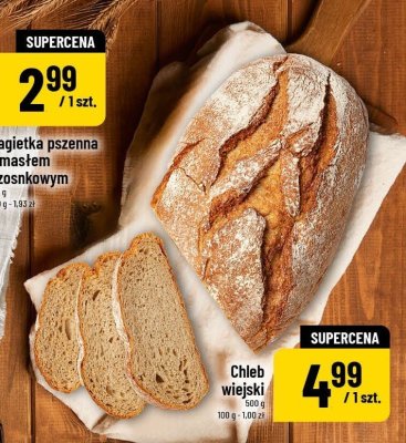Chleb wiejski promocja w POLOmarket