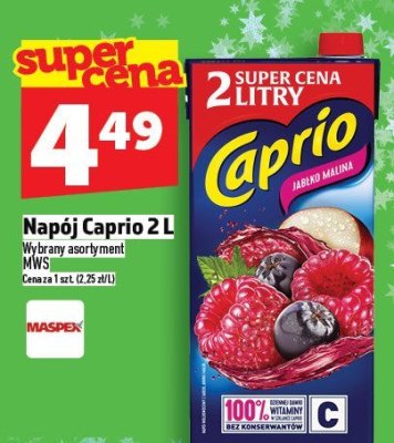 Napój Caprio 2L promocja w TOPAZ