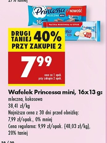 Kokosowa mini Princessa promocja