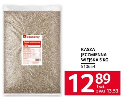 Kasza jęczmienna wiejska 5 KG economy promocja w Selgros