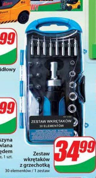 Zestaw wkrętaków z grzechotką promocja