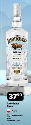 Wódka Żubrówka Biała promocja w Netto