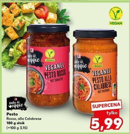 Kiełbaski roślinne białe K-classic takie it veggie promocja