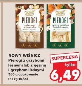 Pierogi z leśnymi grzybami Nowy wiśnicz promocja