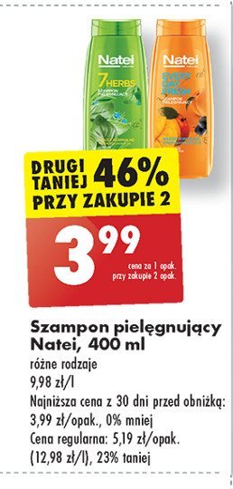 Szampon do włosów Natei 7 herbs promocja