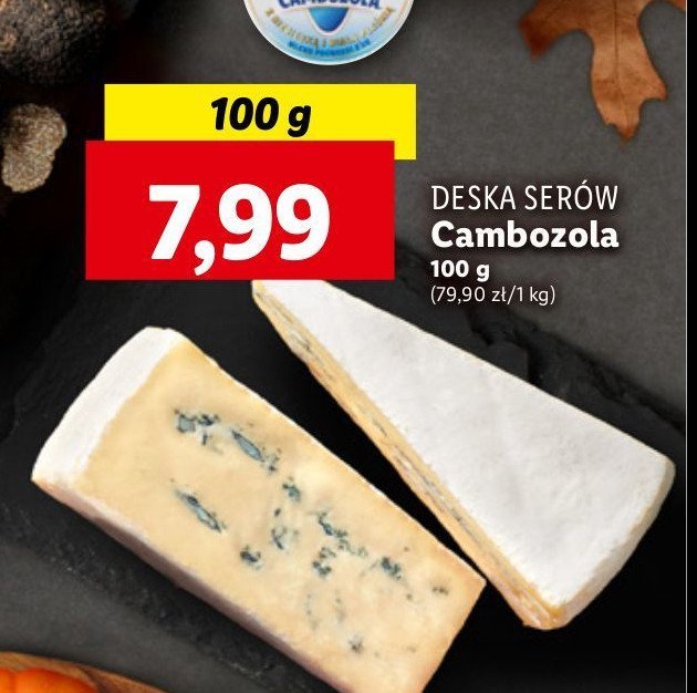 Ser cambozola smietankowa Deska serów lidla promocja