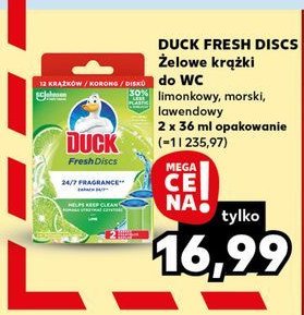 Krążki żelowe lime - starter Duck fresh discs promocja