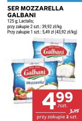 Ser Mozzarella Galbani promocja w Stokrotka