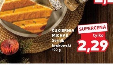 Sernik krakowski promocja w Kaufland