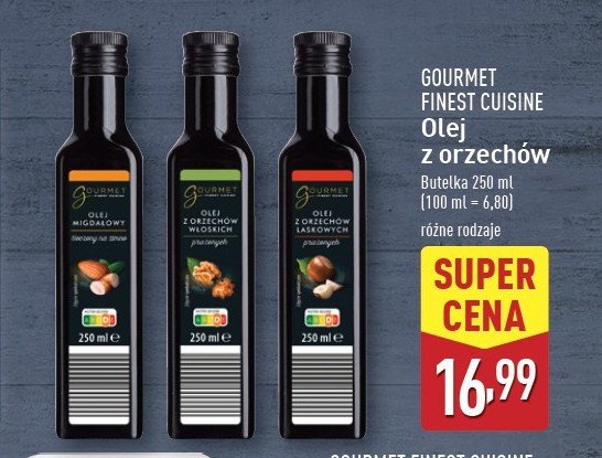 Olej z orzech贸w laskowych Gourmet finest cuisine promocja