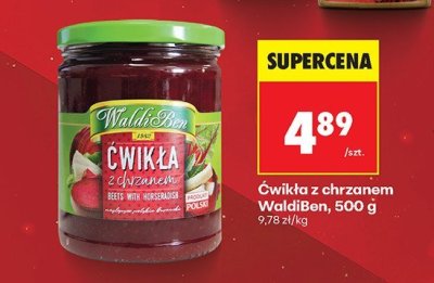 Ćwikła z chrzanem WaldiBen, 500 g promocja w Biedronka