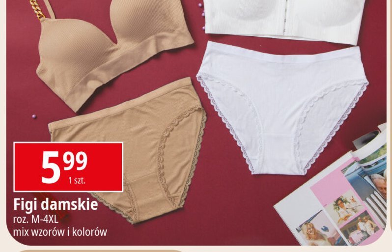 Figi damskie roz. m-4xl promocja