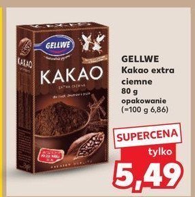 Kakao extra ciemne Gellwe promocja