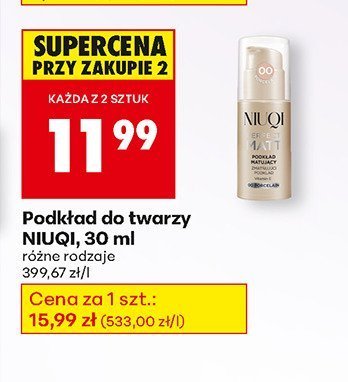 Podkład do twarzy NIUQI, 30 ml promocja w Biedronka