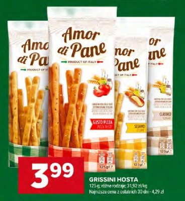 Grissini Hosta Amor di Pane promocja w Stokrotka
