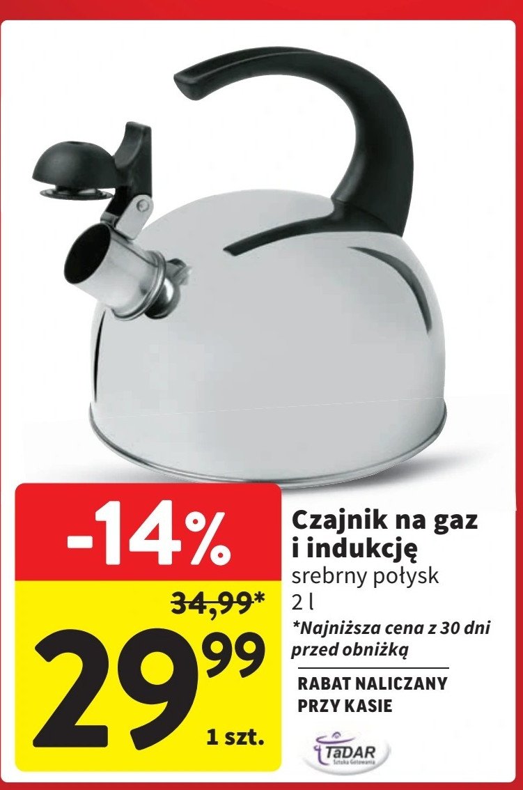 Czajnik 2 l promocja w Intermarche