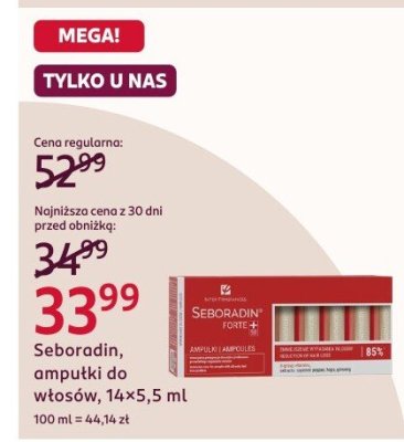 Ampułki do włosów, 14x5,5 ml promocja w Rossmann