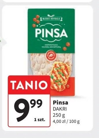 Pinsa Dakri promocja w Intermarche